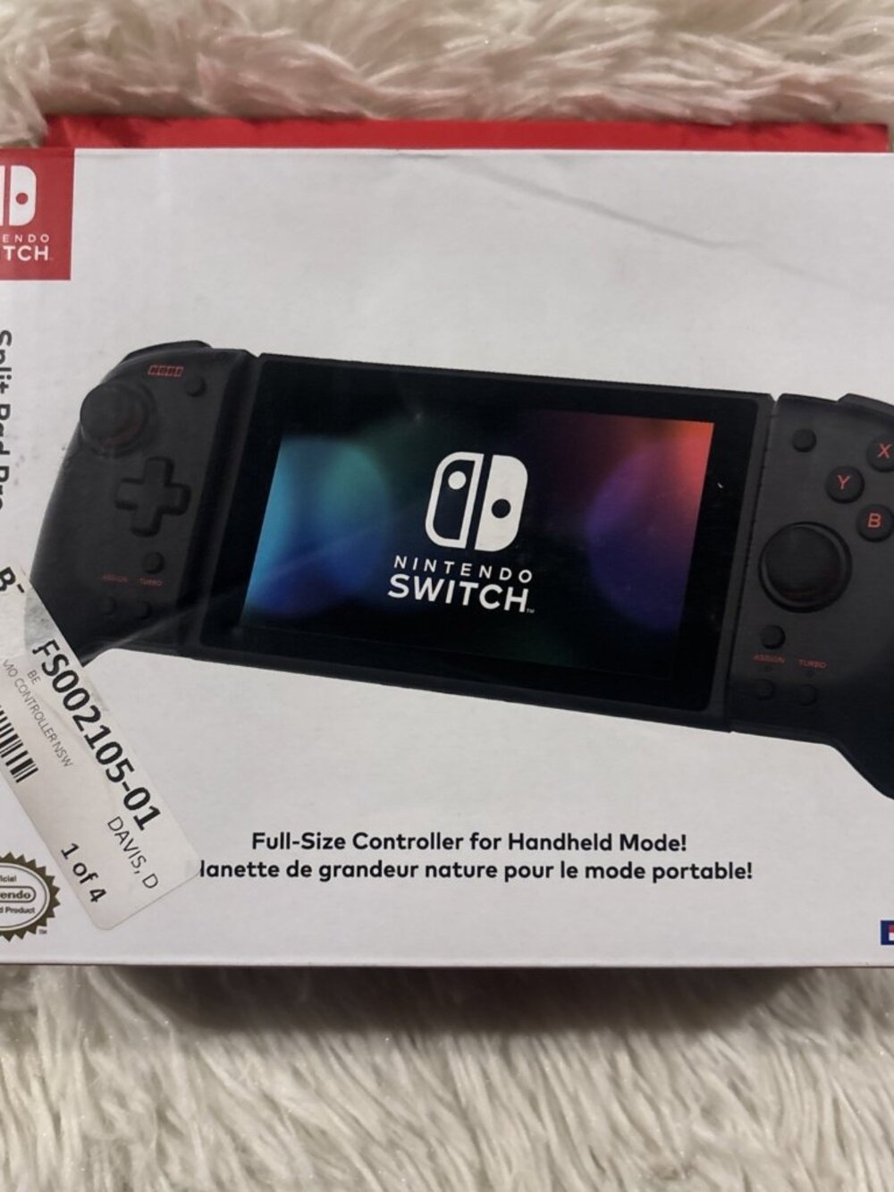 Hori Split Pad Pro Controller for Nintendo Switch - Black